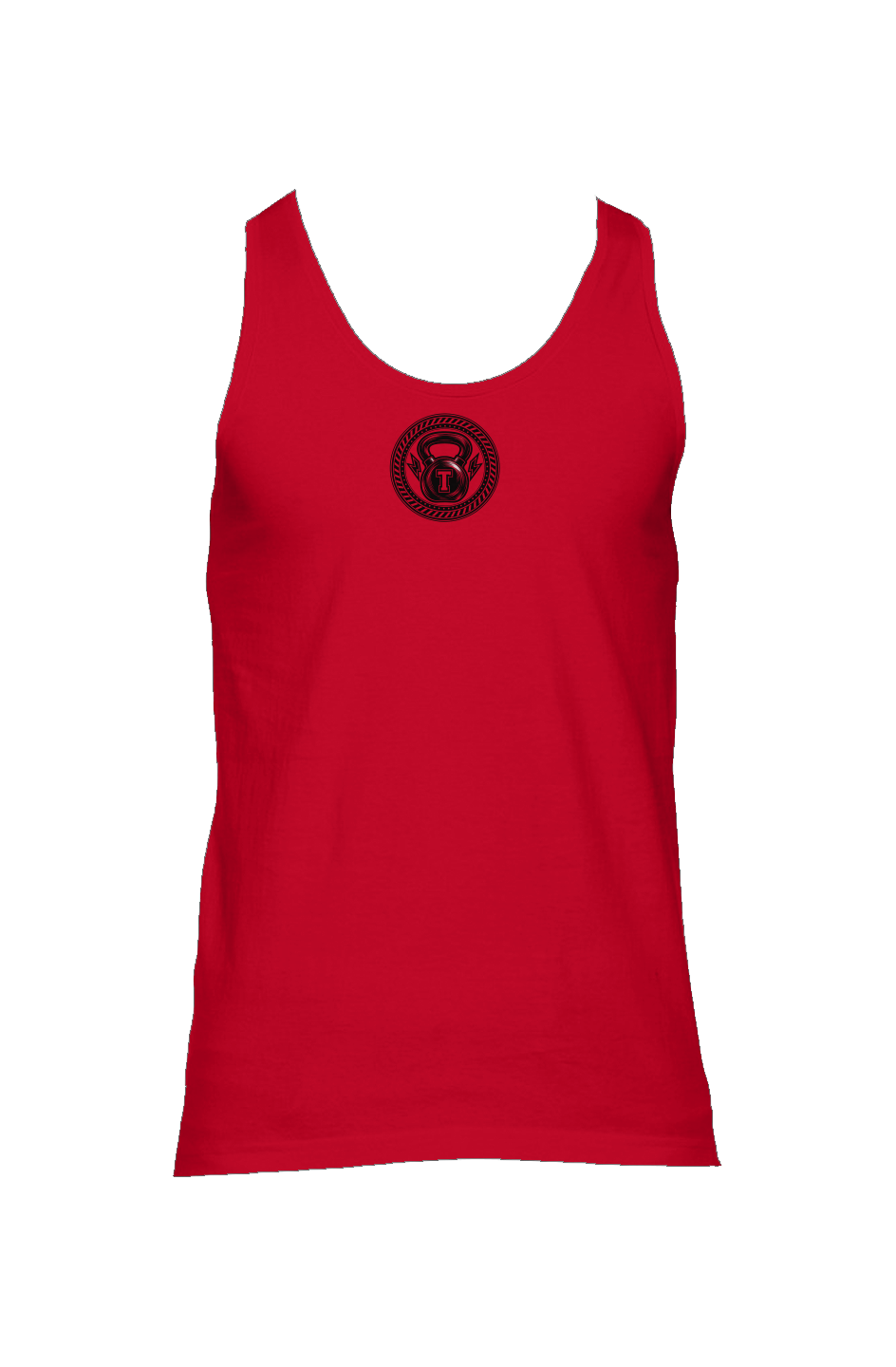 Toned Up Jersey Tank Black Lettering