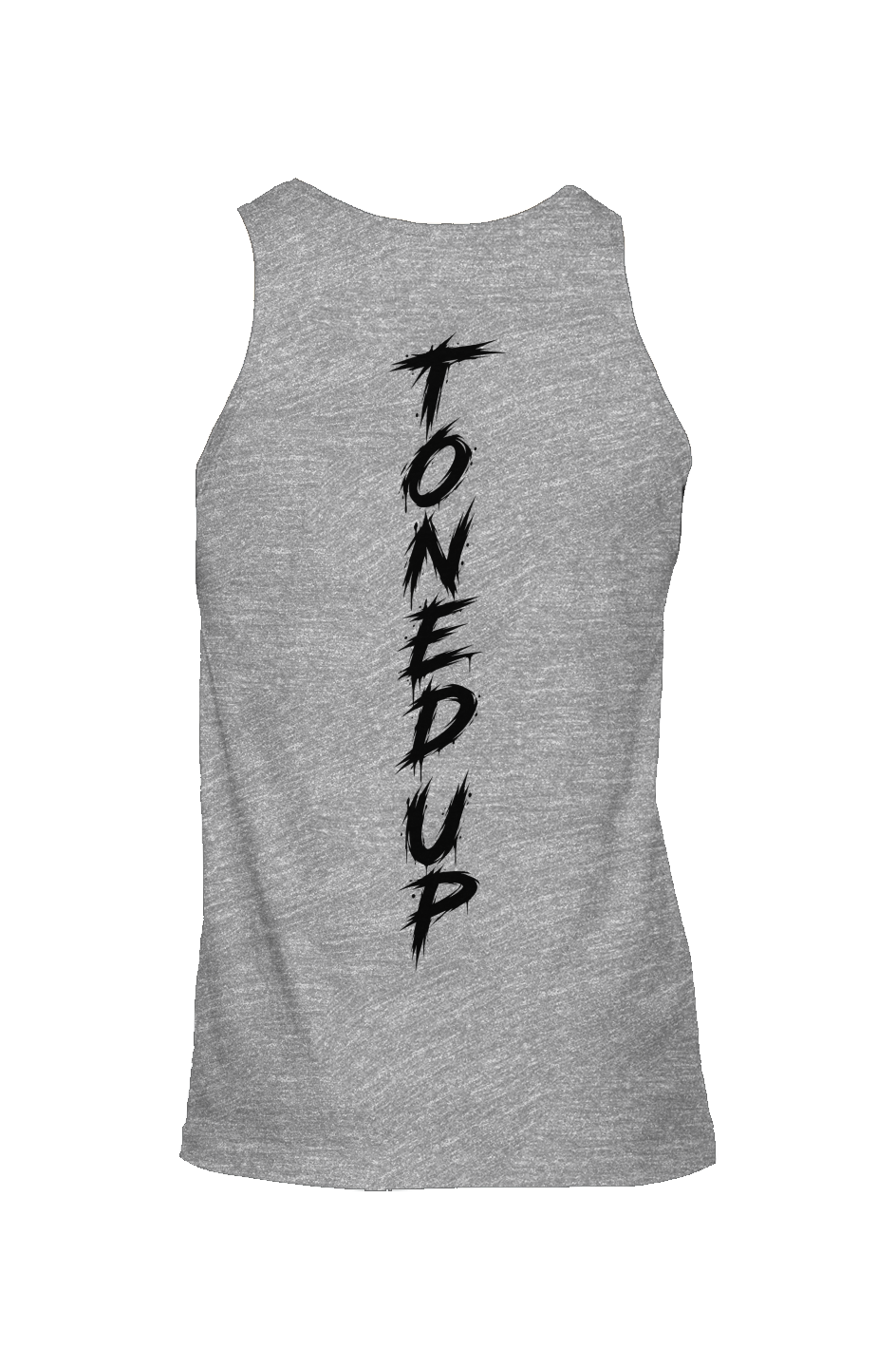Toned Up Jersey Tank Black Lettering